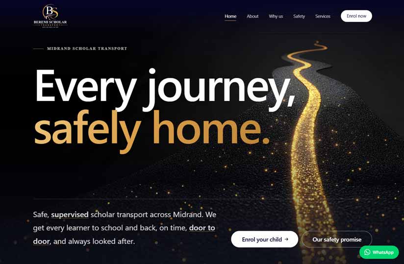 Beremi - a website by Salt & Light Creations